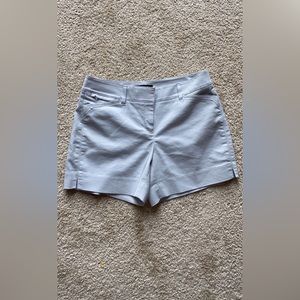 Size 2 pale blue shorts mid length